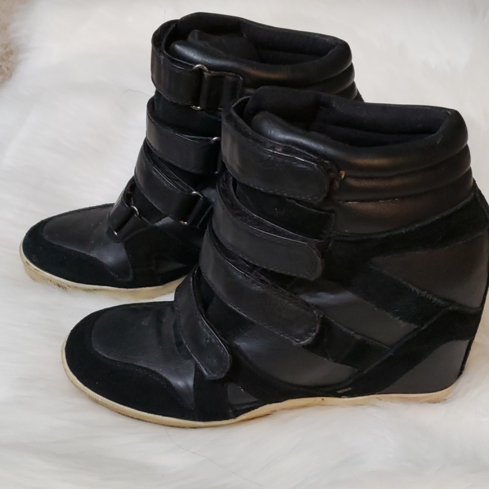 BDG Black Wedge Sneakers